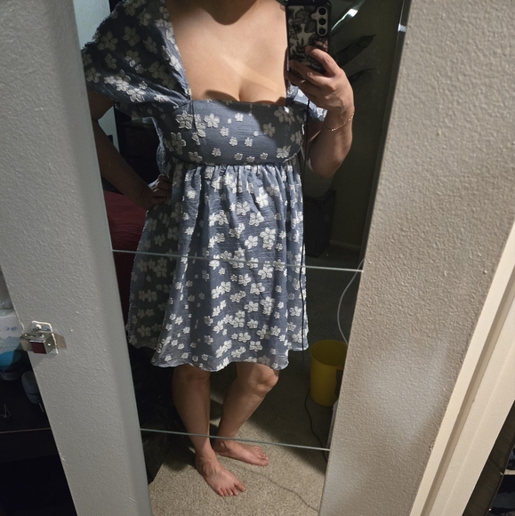 Storia Dresses & Skirts - Square Neck Babydoll Dress